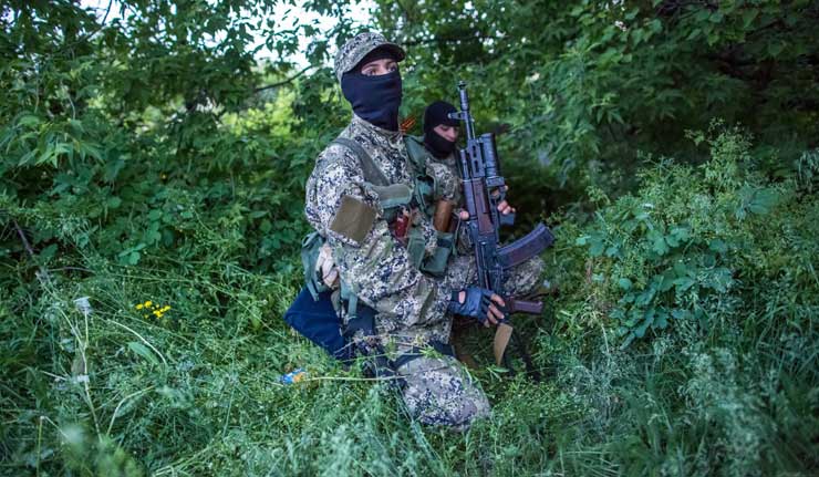 Новинар ББС у тајној бази народне војске Донбаса
