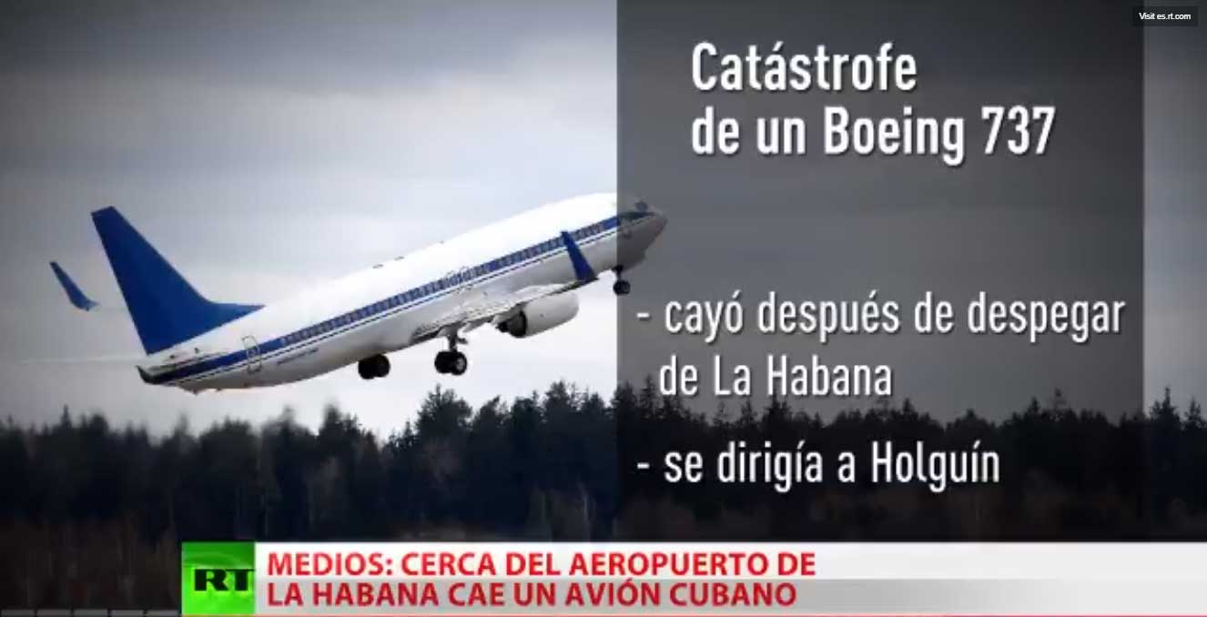 Срушио се кубански авион са преко 100 путника