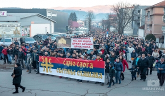Свенародна литија у Беранама: Ова наша борба је за све и свакога у Црној Гори