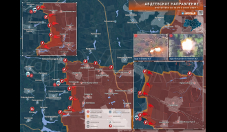 Авдејевски правац: напредовање руских трупа на широком сектору фронта
