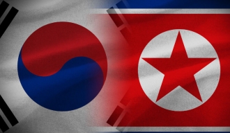 Репрезентације Северне и Јужне Кореје под заједничкмом заставом на отварању Олимпијаде