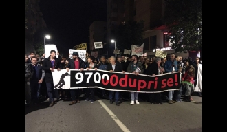 У Подгорици одржан пети протест