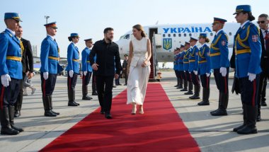 Протест поводом позивања Зеленског у званичну посету Србији