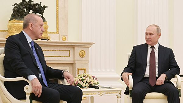 Путин и Ердоган разговарали о ситуацији у Сирији и коронавирусу